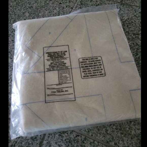 Quilt as you go pre printed batting. New - Picture 2 of 2